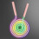 (Rainbow) Glowing Jump Rope Adjustable 2.8m Light Up Skipping Rope 1