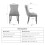 (Black) Lux Velvet Tufted Kitchen Dining Chairs Set of 2 15