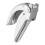 Rikon S2024 Garlic Press Stainless Steel 6.5 Inch Silver Kitchen Tool 1