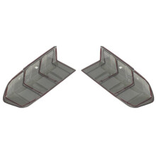 1 Par de Capas de Lanterna Traseira, Acabamento da Lanterna Traseira e da Luz de Freio, Preto Fumê para Mustang S650 2024-2026