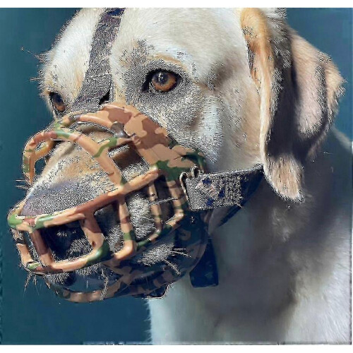 (3) 2025 Dog Muzzle Silicone Basket Muzzle Breathable Dog Muzzle To Prevent Biting Barking And Chewing For Active