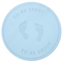 (58X58X0.6CM, Blue) Round Jump Rope Mat Non-slip Gym Mat Indoor Skipping Mat Household Skipping Cushion