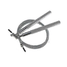 (Silver) Rope Skipping Speed Rope Skipping Wire Rope Skipping Boxing Gym Fitness Training 3 Meters Adjustable Speed Gym