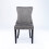 (Grey) Lux Velvet Tufted Kitchen Dining Chairs Set of 6 8