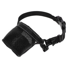 Dog Muzzle Anti-Biting Dog Mouth Cover for Protection 3Pcs Black