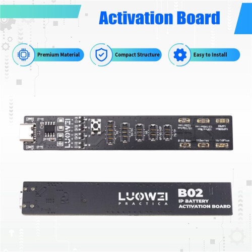LUOWEI LW-B01/B02 Battery Activation Board for  5-16pm & Android - No Disassembly B02 1