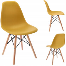 Sedia in EVA color senape (ikeabox) (nuovo codice)