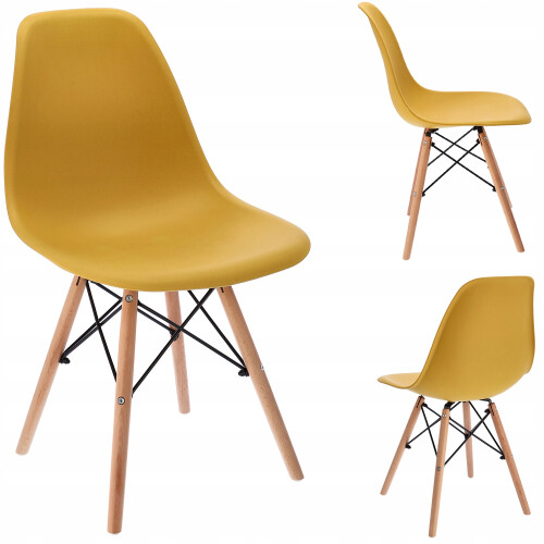 Sedia in EVA color senape (ikeabox) (nuovo codice)