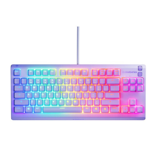 SteelSeries Clavier STEELSERIES Apex 3 TKL violet