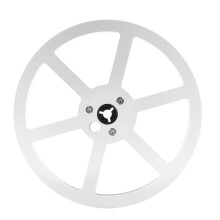 7 Inch Light Metal Aluminum Take Reels Opening Machine Parts Reel-to-Reel Recorders Accessory Silver