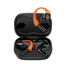 BEYERDYNAMIC Amiron 200 Open Wireless (TWS) hoofdtelefoon in zwart en oranje.