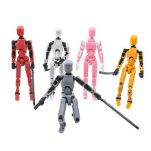 (Black Gray) T13 Action Figure, Titan 13 Action Figure, Robot Action Figure,3D Printed Action NEW