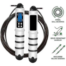 Skipping Rope with Digital Counter, Speed Rope, Steel Rope with Pvc Coating, Professional Ball Beari