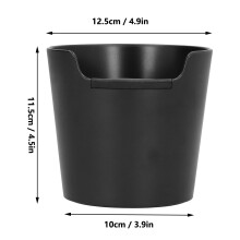 Coffee Slag Grounds Bucket Black
