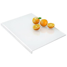 Acrylic Cutting Board with Counter Lip Clear Cutting Board for Kitchen Countertop Perfect for Cut Bread Meat Fruit Board