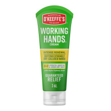 O'Keeffe's Working Hands Intense Renewal Hand Cream with Urea, 3 oz Tube (Pack of 1) - Softens & Smooths Extremely Dry, Callused Hands