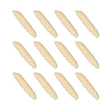 Appâts souples de qualité supérieure pour la pêche au ver-Beige