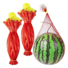100 Pack Watermelon ,Hanging Watermelon Bags Mesh,Reusable Melon Hammocks Cradles for Cucumbers