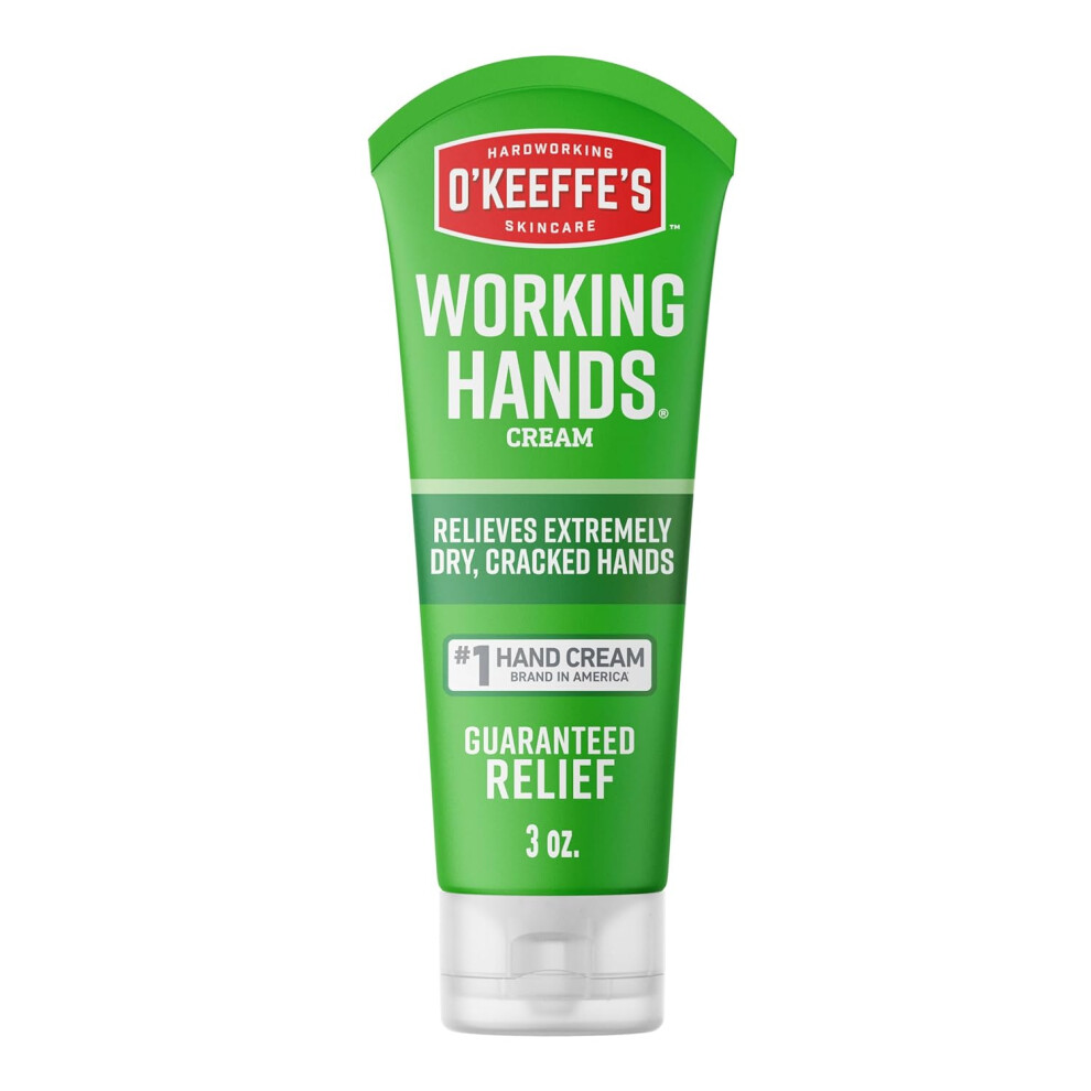 Photos - Manicure Cosmetics O'Keeffe's Working Hands Hand Cream for Extreme Dryness - 3 oz Travel Size Tube  - Repairing Skincare for Cracked, D(1 Pack)