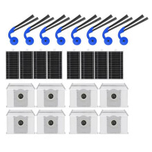 Conjunto de 24 Peças: Saco de Pó, Escova Lateral e Filtro HEPA para Aspirador Robô para Deeboot T90 Pro Omni / T90 Omni