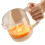 Salad Dressing Shaker Bottle: Manual Mixing Cup for Vinaigrette & Liquid (Egg Beater Function) 1