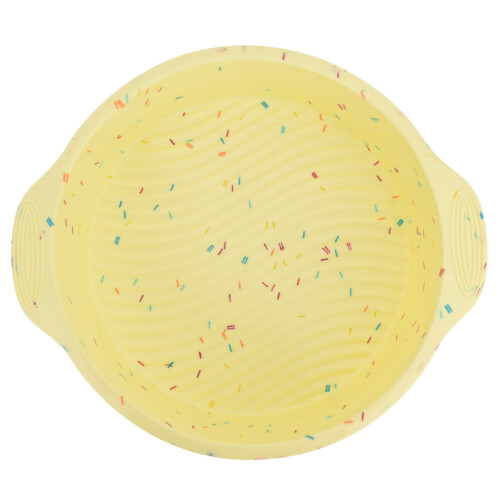 Flexible Silicone Cake Pan, Dishwasher Safe
