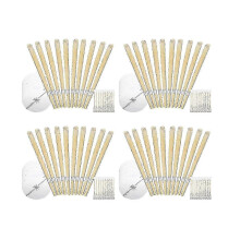 Natural Beeswax Ear Candles, 40 Pack, 9 Inches, for Ear Cleaning and Wax Removal