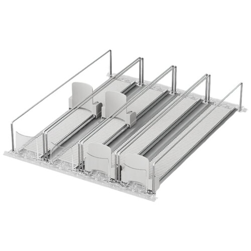 Automatic Beverage Pusher for Fridge Transparents Drinking Sliding Container Kitchen Storage Boxes Shelf Glide 4pcs