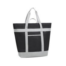 Insulated Cooler Bag, Reusable 40L Soft Cooler Bags, Cooler Leak Proof Portable Thermal Bags for Groceries Beach Black
