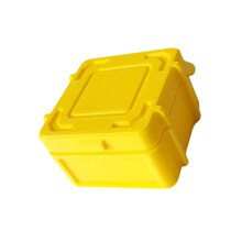 Mini ABS Storage Box For Small Hardware Tool And Jewelry-Yellow