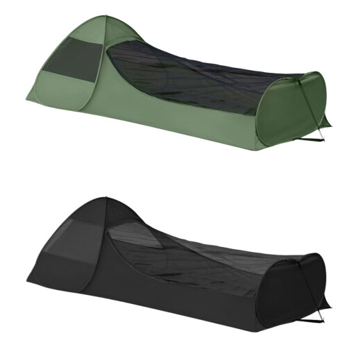 Abri de voyage imperméable et rigide comprenant un système-Vert 1