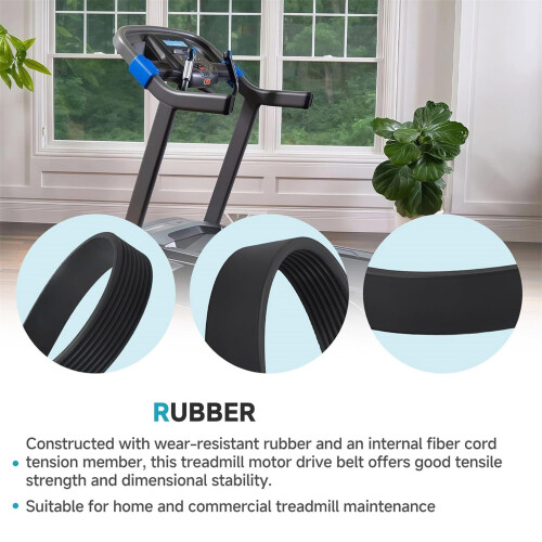 High Performances Rubber Treadmill Belt Antislip Treadmill-1 2