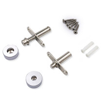 Zestaw Zawiasów Obrotowych 360 Stopni do Drewnianych Listew, Kratek i Ścianek Działowych