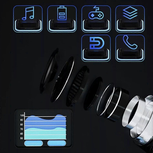 (With translation function) Ailsion Ear Buds, Open Ear Earbuds, Wireless Bluetooth Earbuds Rotatable 1