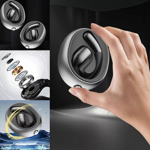 (With translation function) Ailsion Ear Buds, Open Ear Earbuds, Wireless Bluetooth Earbuds Rotatable 2