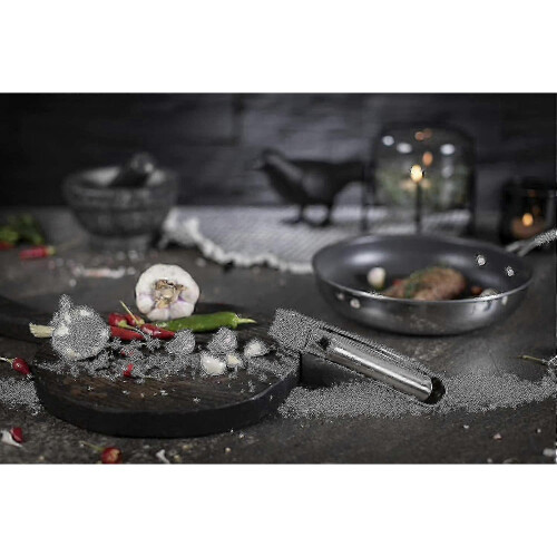 Rikon S2024 Garlic Press Stainless Steel 6.5 Inch Silver Kitchen Tool 1