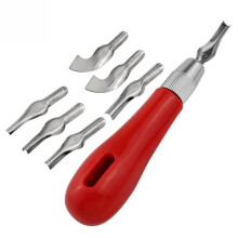 Carving Tool Practical Beginner DIY Portable ABS LInoleum Cutter Art Supplies Ergonomic School Engraving Multifunctional