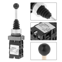 XD2PA14 4NO Locked Latching Joystick  - 4-Position Industrial Control for Magnetic Starters