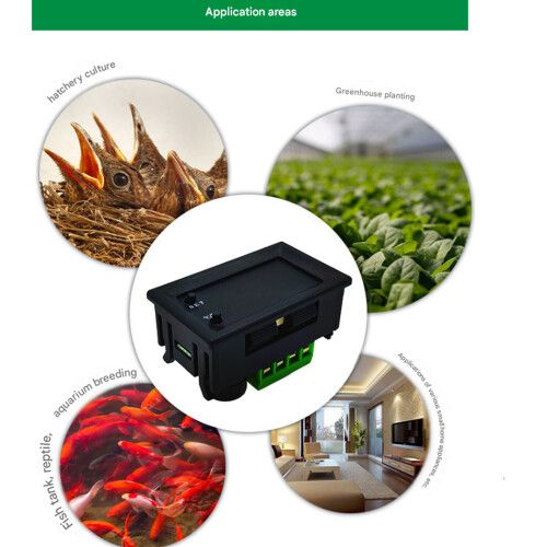 Double Display Digital Temperature Controller High Accuracy 1