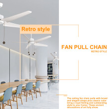 Ensemble Ventilateur de Plafond Zipper, 4 Ampoules et ModèLes de Ventilateurs, L'Extension Zip, Pendentif Zipper Fan