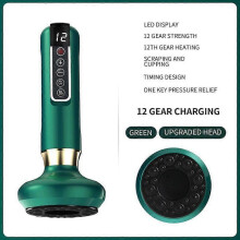 (green, 12 speed) Handheld Cellulite Massager, Body Sculpting Machine, Rechargeable & Cordless