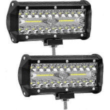 Inch 120W Spotlight Led Work Light WANYI 12V/24V Vehicle Work Light 6000K 12000LM Spot Flood COMBO LED Fog Lights (2 Pieces)