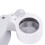 40 X 25mm Lente de Cristal Lupa con LED 10