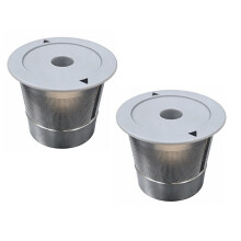 Wiederverwendbare Kaffeefilter Aus Edelstahl für 1.0 & 2.0 - Umweltfreundliche -Pods (2er-Pack)