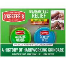 O'Keeffe's Giftbox Including Lip Repair with Cherry and Vitamin E Oil Stick, Gift Idea for Moms, Fathers, Caretakers, and More