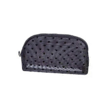 (Black-NO.2) 2025 Nylon Mesh Cosmetic Bag Zipper Heart Shaped Toiletry Organizer Makeup Bags Multifunctional Women Lipstick Key Coin Purse Pouch
