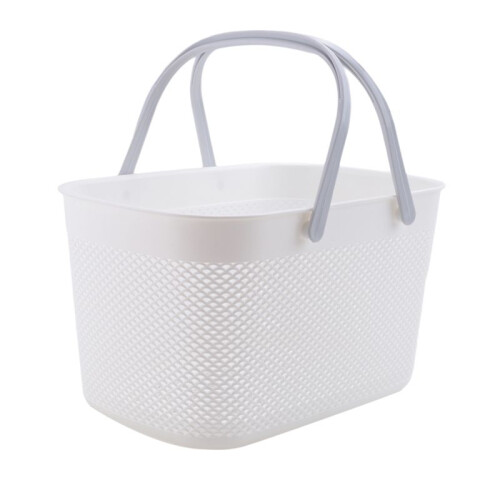 Plastic Hand Basket Bathroom Storage Baskets with Handle Household Storage Tools Large Capacity