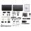 Replacement for 3DS XL LL Top Buttom Back Cover Game Console Case for  3DS XL LL Front Back Faceplate Case 1