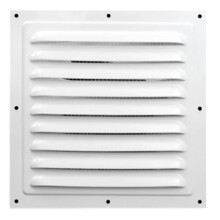 Grille D'Aération en Alliage D'Aluminium - Sortie D'Évacuation Carrée pour Chauffage et Climatisation 200 X 200 mm