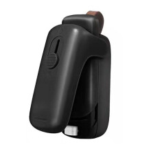 Bag Sealer with Cutting Knife Snack Chips Plastic Bag Sealer Heat Seal with Cutter Portable Sealer,Black